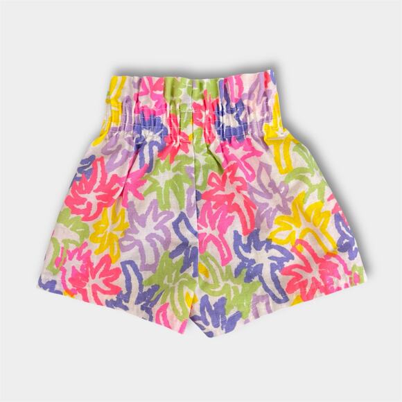 Vintage Colorful Floral Shorts 2T - Picture 1 of 9